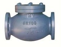 船用日標鑄鐵5K覆蓋式球型角型揚舉止回閥 結構、特點與應用